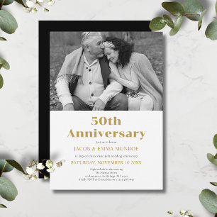 Invitación Foto de 50 años del oro negro moderno