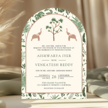 Foto de arco de elefante de selva tropical Boda in