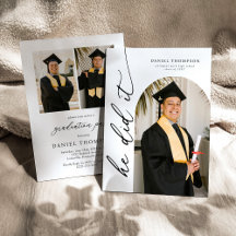 Foto de Arco Moderno Lo Logró Graduación