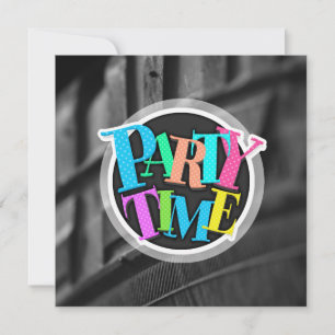 Invitación Foto de barro de neumáticos