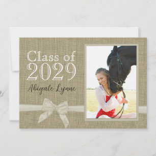 Invitación Foto de bienvenida de país graduado