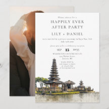 Foto de boda en Bali para siempre feliz