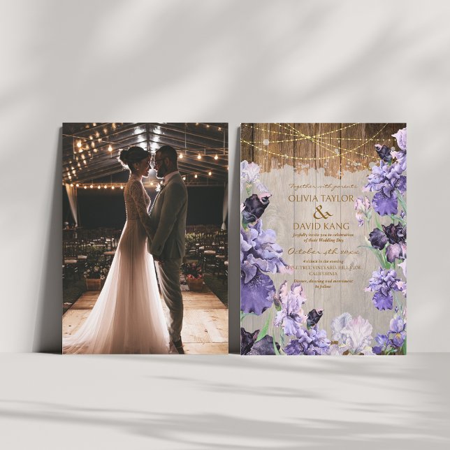 Invitación Foto de Boda floral de acuarela rusa (Subido por el creador)