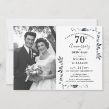 Foto de Bodas de Aniversario Floral Platino 70
