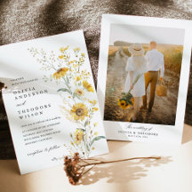 Foto de Bodas Girasol Flor Silvestre Amarilla