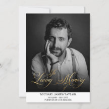 Foto De Caligrafía De Oro En Funeral De Memoria Am