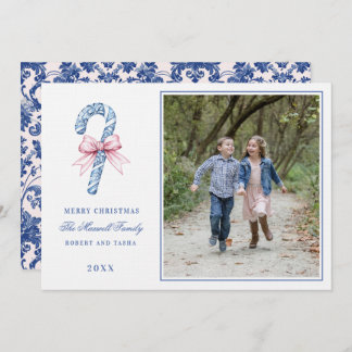 Invitación Foto de Candy Candy con nido rosa y azul