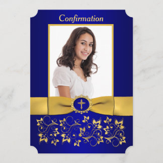 Invitación Foto de confirmación de vale de RIBBON impreso