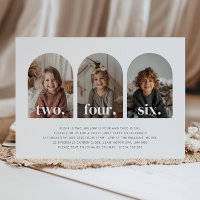 Foto de cumpleaños con paisaje triple conjunto