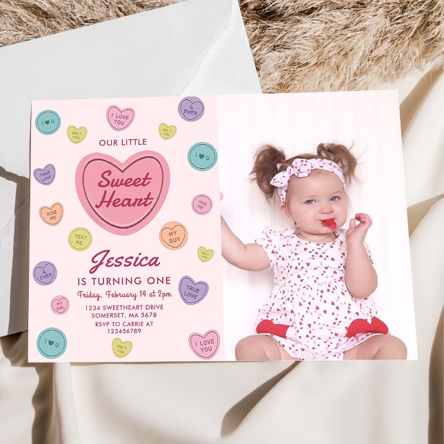 Invitación Foto de cumpleaños de Candy Valenty, cariño (Subido por el creador)