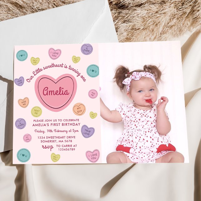 Invitación Foto de cumpleaños de Candy Valenty, cariño (Subido por el creador)