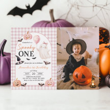 Foto de cumpleaños de fantasma de Halloween Spooky