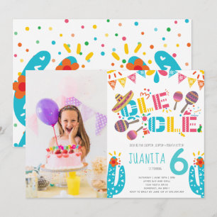 Invitación Foto de cumpleaños de Fiesta Mexicana