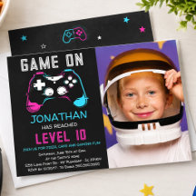 Foto de cumpleaños de jugador de videojuegos sube