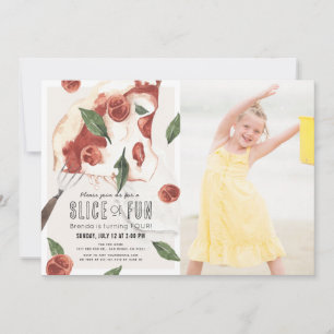Invitación Foto de cumpleaños de los niños de Fun Margherita