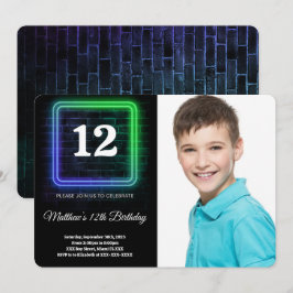 Invitación Foto de cumpleaños del niño