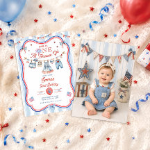 Foto de cumpleaños número 1 de una niña muy americ
