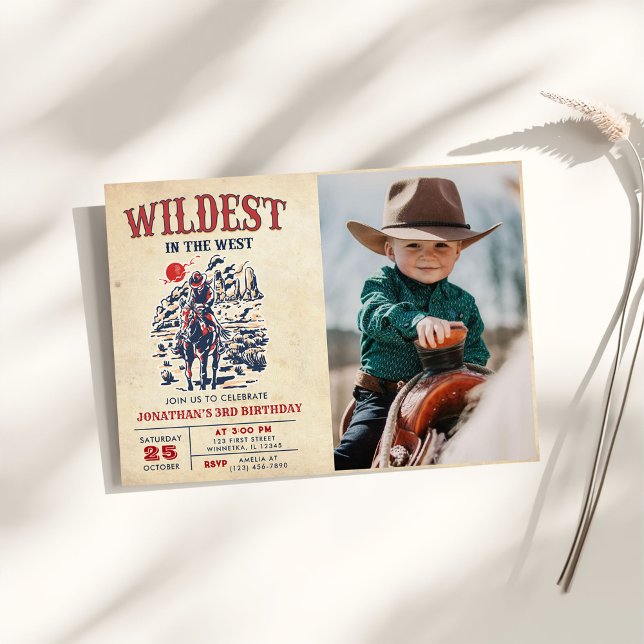 Invitación Foto de cumpleaños número 3 del Rodeo del Desierto (Subido por el creador)