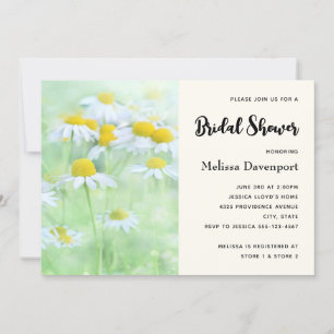 Invitación Foto de Daisies de Bonitos en una novia de campo