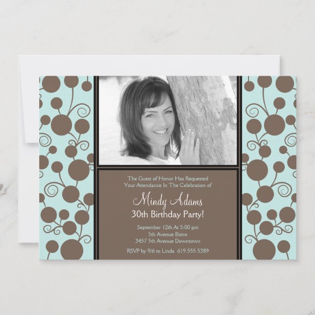 Invitación Foto de Deco (Anverso)