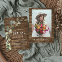 Foto de ducha de novia Eucalyptus Madera Rusa