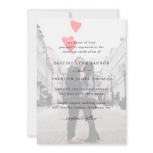 Foto De Faux Vellum Moderna Todo En Un Boda