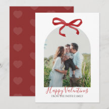 Foto de Feliz Día de San Valentín con Lazo Rojo