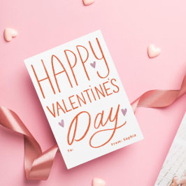 Invitación Foto de feliz día de San Valentín con letra a mano