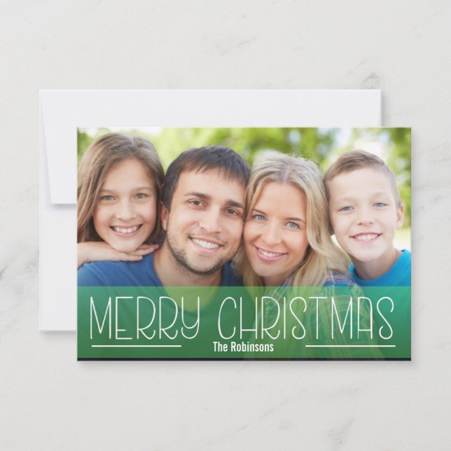 INVITACIÓN FOTO DE FESTIVIDAD DE SCRIPT MODERNA FELICIDAD NAV (Anverso)