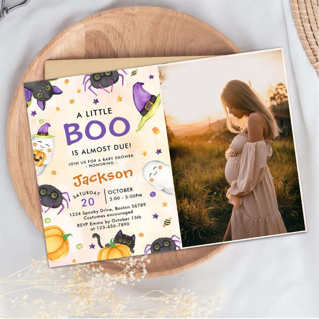 Invitación Foto de Fiesta de Baby Shower de Halloween (Subido por el creador)