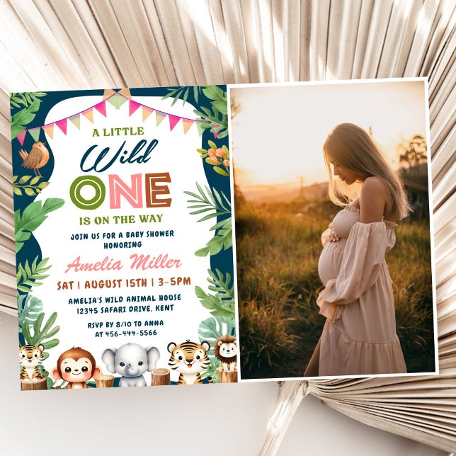 Invitación Foto de Fiesta de Baby Shower de Jungle Safari (Subido por el creador)