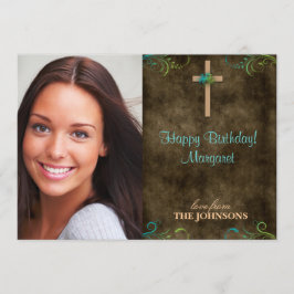 Invitación Foto de fiesta de cumpleaños cristiana Puedo hacer