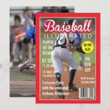 Foto de fiesta de cumpleaños de béisbol de celebri