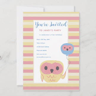 Invitación Foto de fiesta de cumpleaños de las chicas de la l
