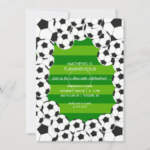 Invitación Foto de fiesta de cumpleaños de niños