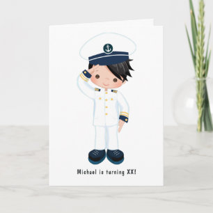 Invitación Foto de fiesta de cumpleaños náutico de niño de la