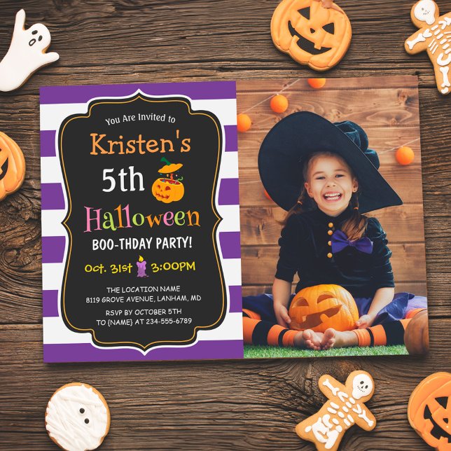 Invitación Foto de Fiesta de disfraces de cumpleaños para niñ (Perfect choice for kids who love dressing up and creating cherished memories on their birthday. )