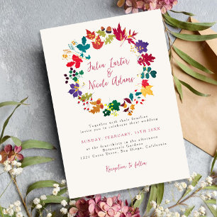 Invitación Foto de Flor de Pradera Púrpura de Mostaza de Prim
