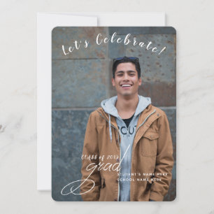 Invitación Foto de graduación celebremos