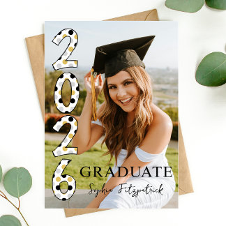 Invitación Foto de Graduación de la Clase de 2026 en Dorado N