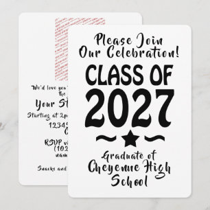 Invitación Foto de Graduación de la Promoción Estelar 2027