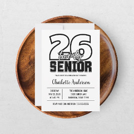 Invitación Foto de graduación de Senior 2026