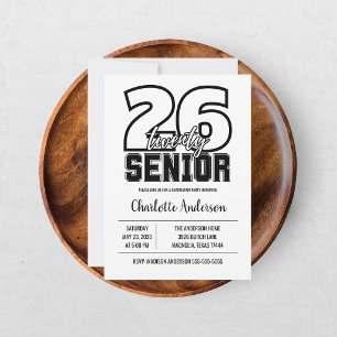 Invitación Foto de graduación de Senior 2026