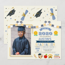 Foto de graduación escolar infantil