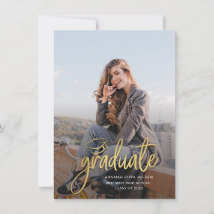 Invitación Foto de graduación Fiesta de graduación 2026