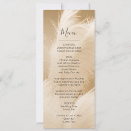 Invitación Foto de hierba de Pampas suave