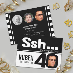 Invitación Foto de hombres de sexo blanco negro 40 años 4 fot