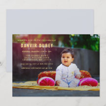 Foto de la ceremonia de Annaprashan primera comida