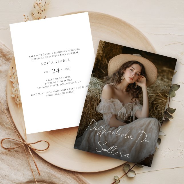Invitación Foto De La Ducha Bridal Española Despedida De Solt (Subido por el creador)