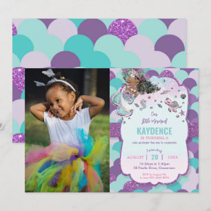 Invitación Foto de la fiesta de cumpleaños afroamericana de S